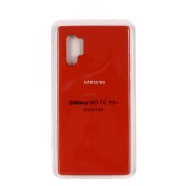 Silicone case for Samsung S10 (Full Protection) Red