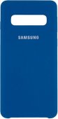Silicone case for Samsung Note 10+ (Full Protection) Blue