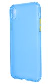 TPU Colorful Matte Case for iPhone Xr Blue