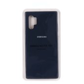 Silicone case for Samsung Note 10+ (Full Protection) MidnightBlue