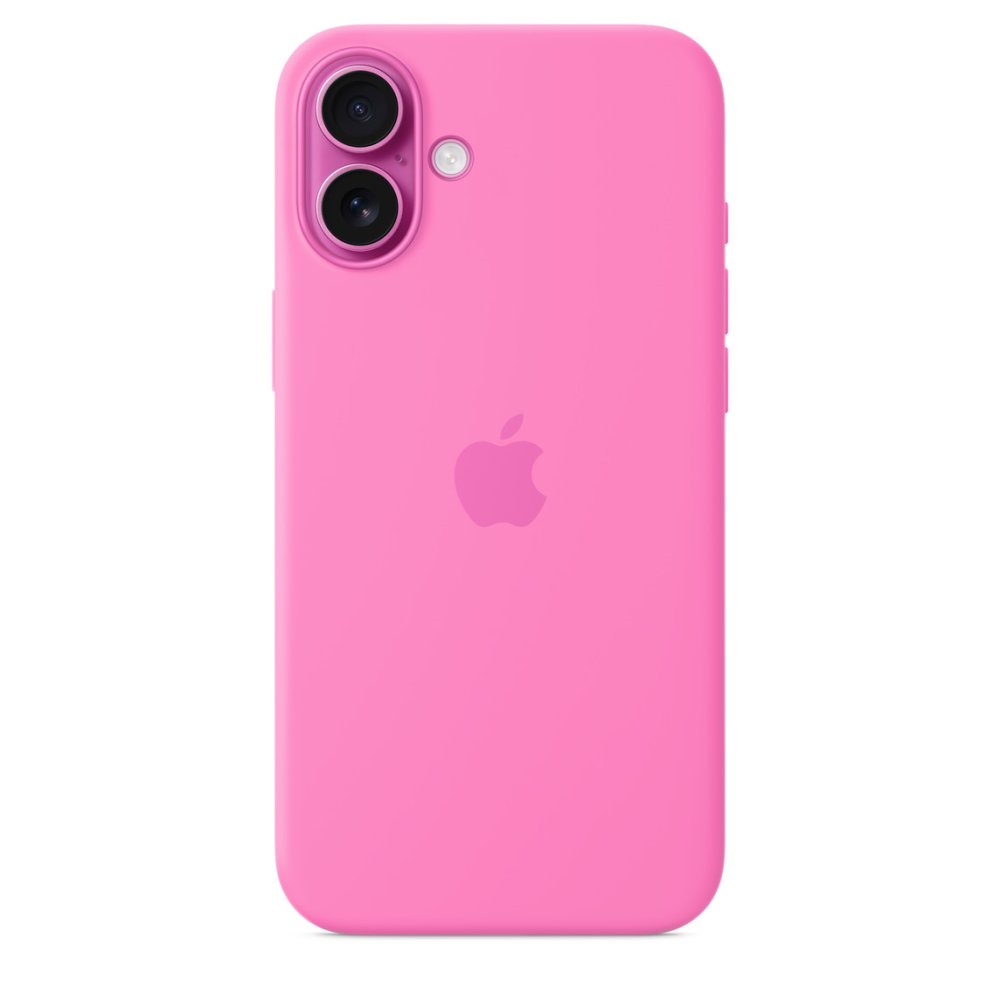 Apple Silicone Case 1:1 for iPhone 16 with MagSafe Peony