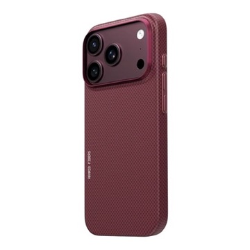 Blueo Slim Aramid Case for iPhone 18 Pro/17 Pro with MagSafe Deep Cherry