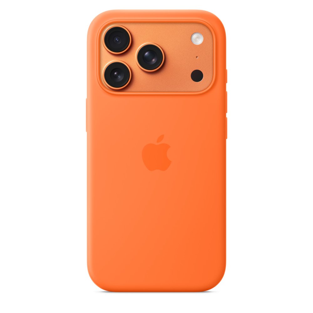 Apple Silicone Case 1:1 for iPhone 17 Pro Max with MagSafe Orange