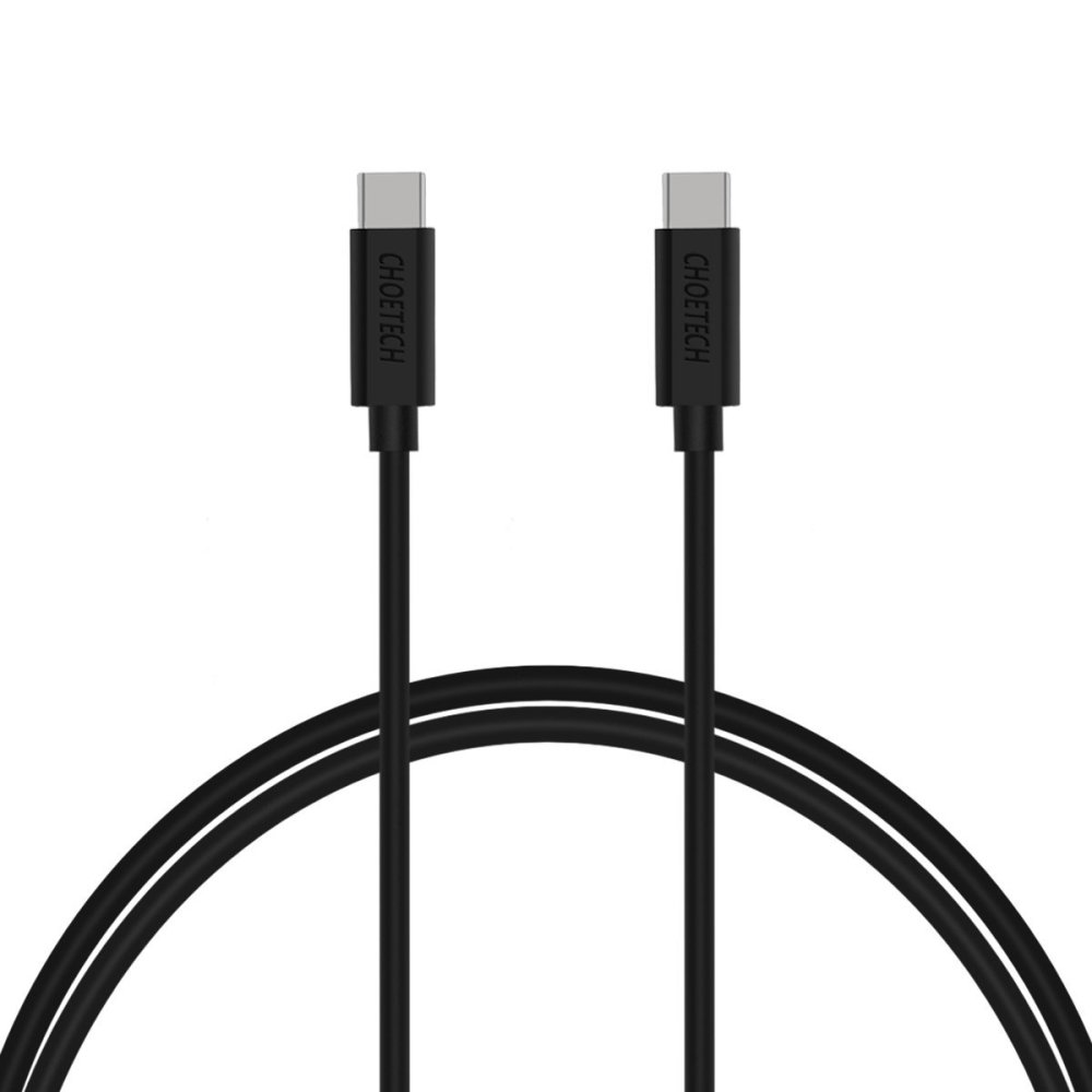 Choetech USB-C to USB-C PVC cable (1m) Black