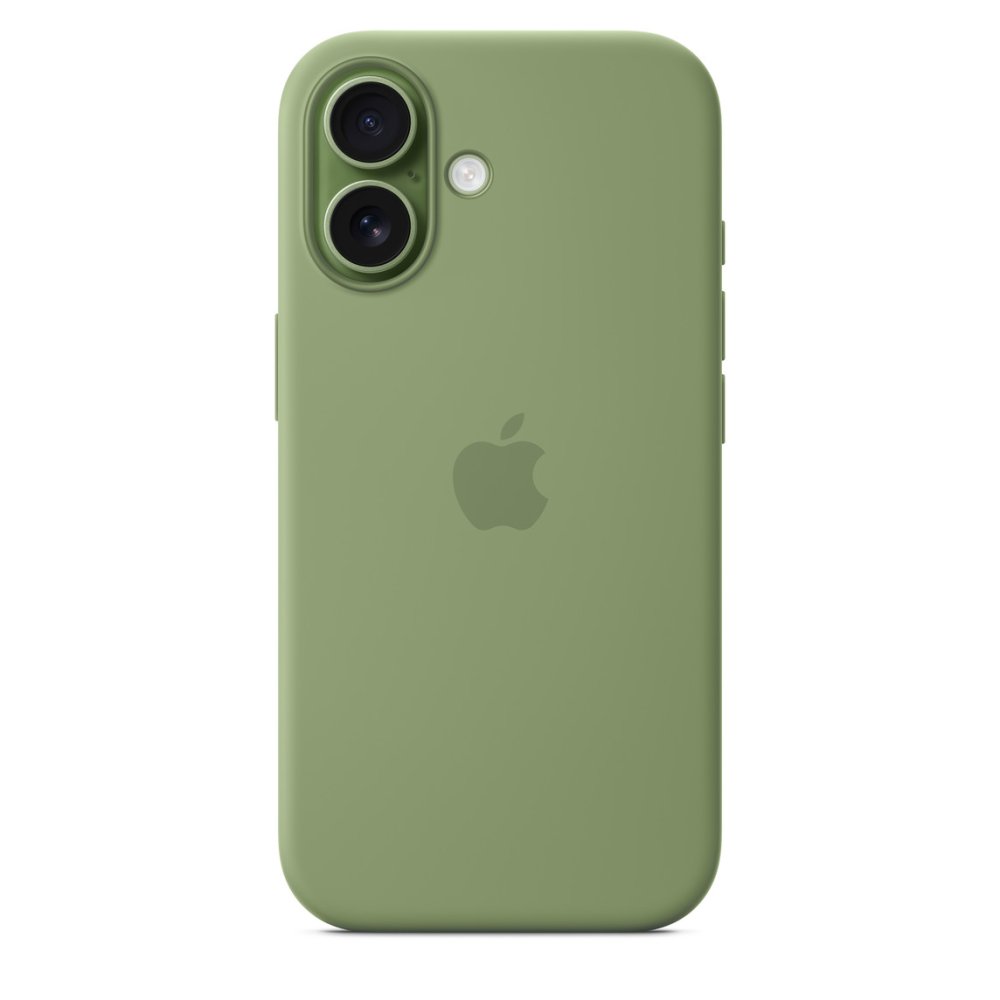 Apple Silicone Case 1:1 for iPhone 17 with MagSafe Light Moss