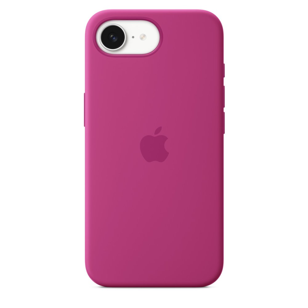 Apple Silicone Case 1:1 for iPhone 16e Fuchsia
