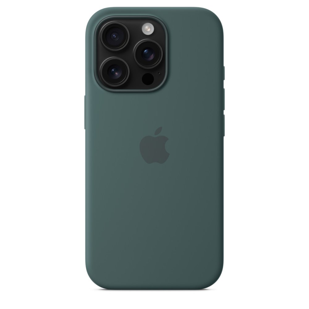 Apple Silicone Case 1:1 for iPhone 16 Pro Lake Green