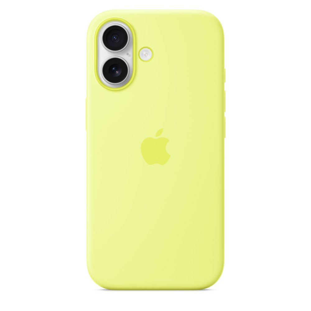 Apple Silicone Case 1:1 for iPhone 17 with MagSafe Neon Yellow