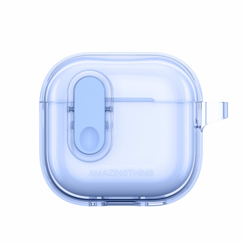 AmazingThing Minimal Click Case for Airpods 4 Ultra Marine