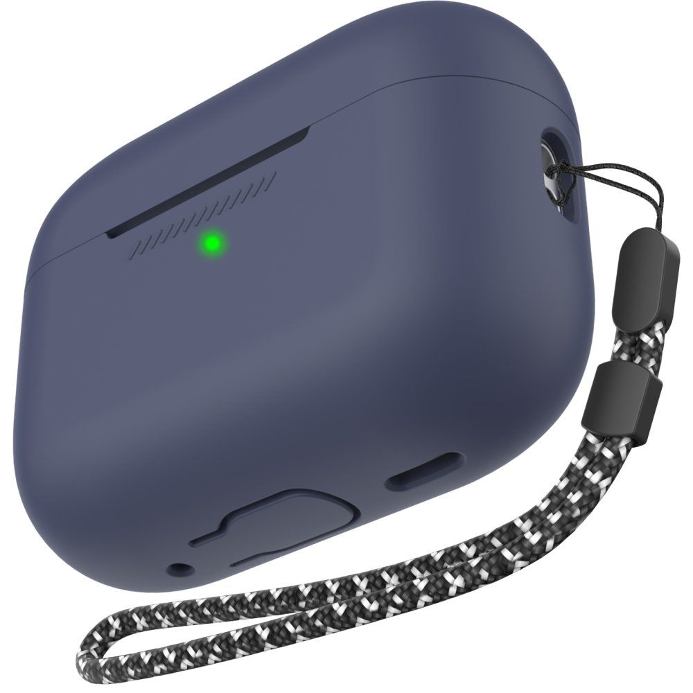 AhaStyle Colorful Silicone Case for Airpods Pro 2 Midnight Blue