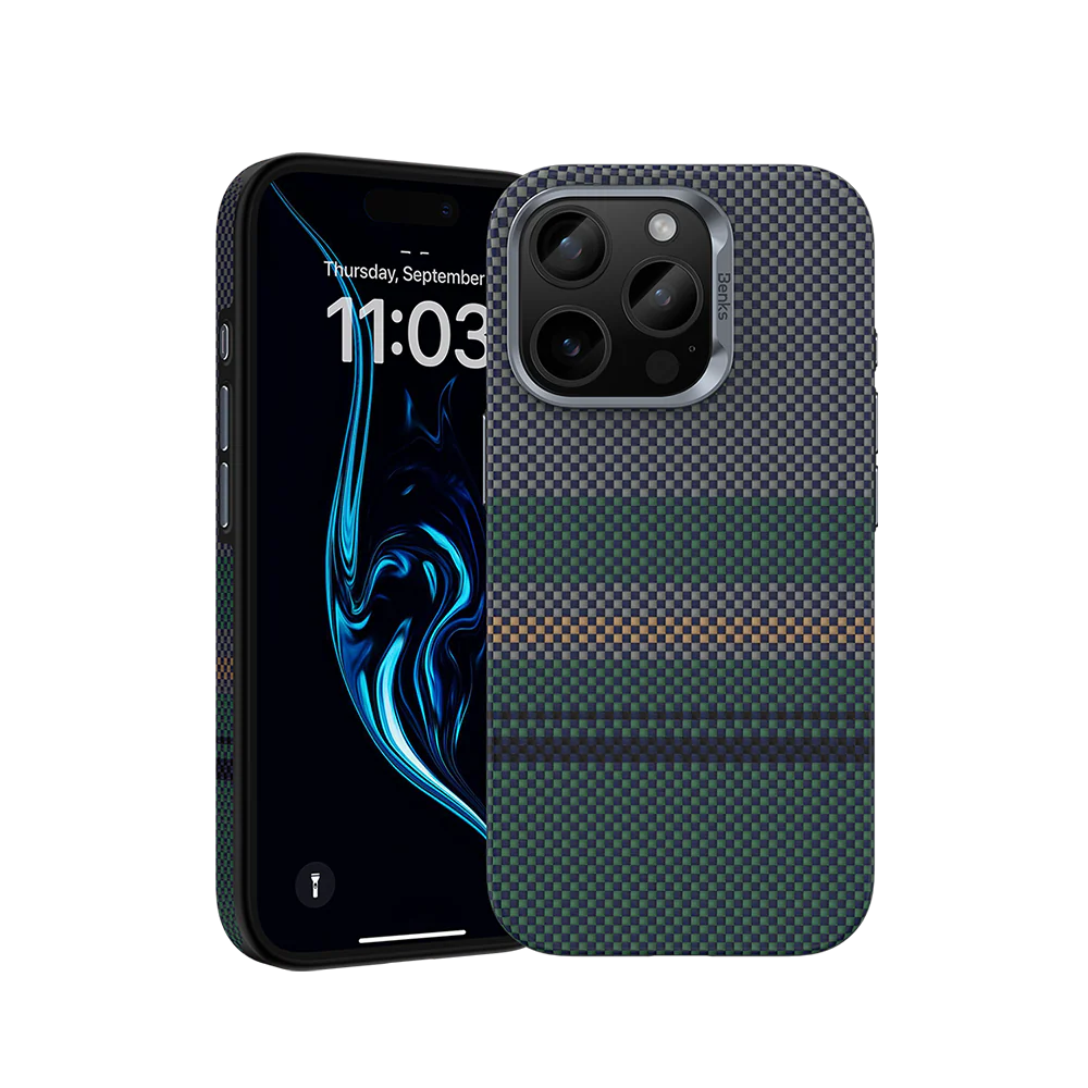 Benks Armor Pro Aurora Case for iPhone 16 Pro with MagSafe Black