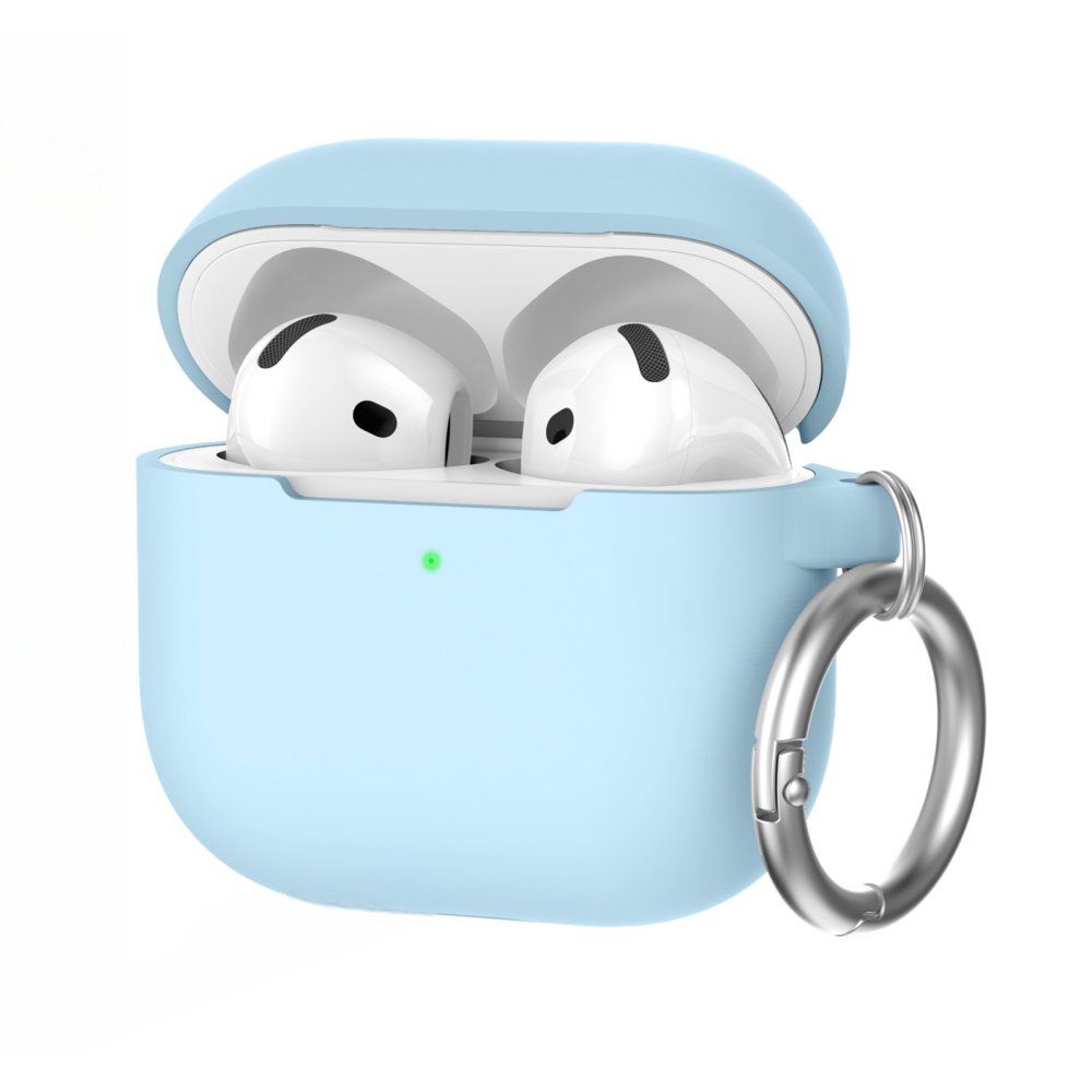 AhaStyle Colorful Silicone Case for Airpods 4 Sky Blue