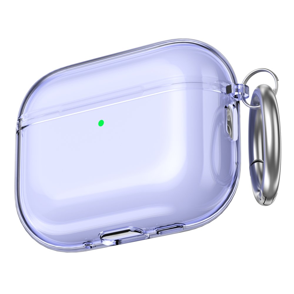AhaStyle Transparent TPU Case for Airpods Pro 3 Lavender