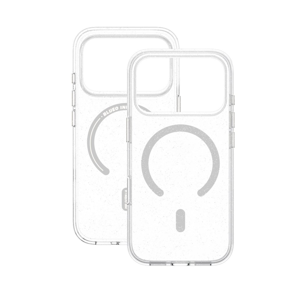 Blueo Crystal Drop PRO Case for iPhone 17 Air with MagSafe  Glitter Transparent