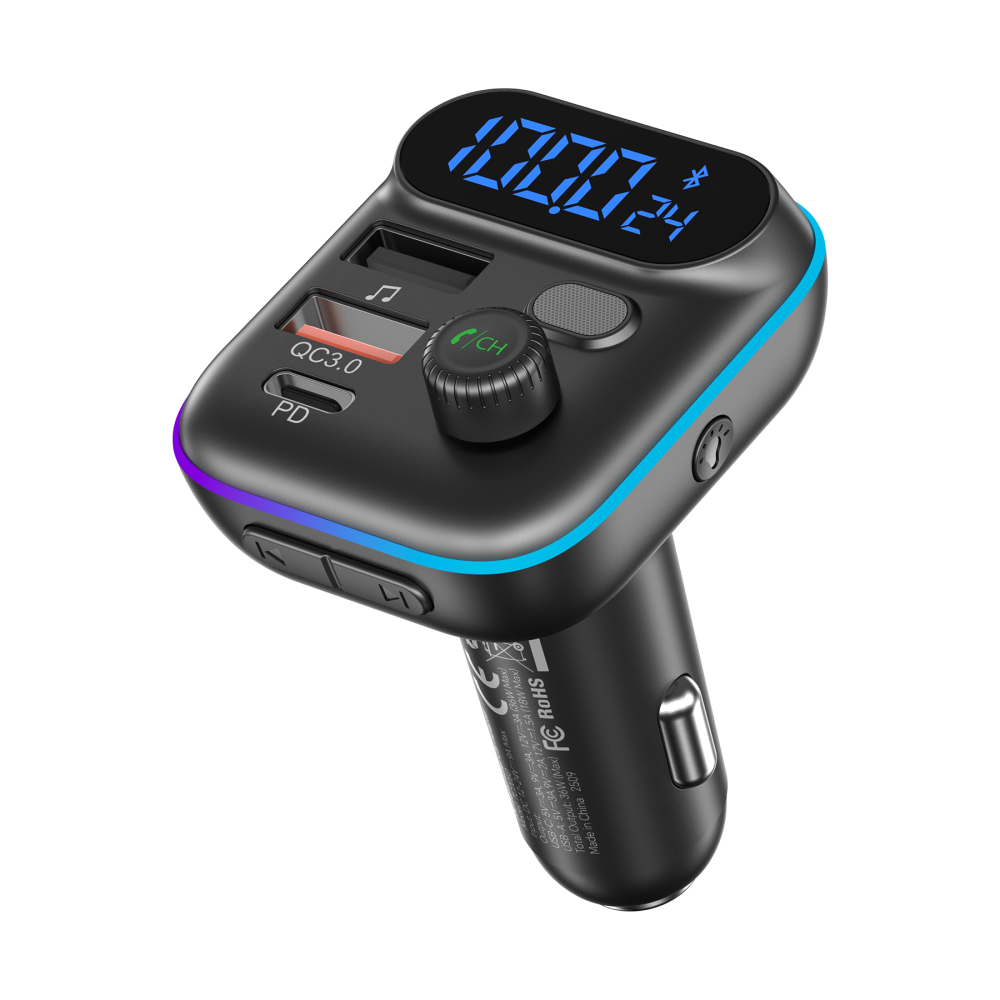 Choetech PD 36W Bluetooth FM Car Transmitter Charger