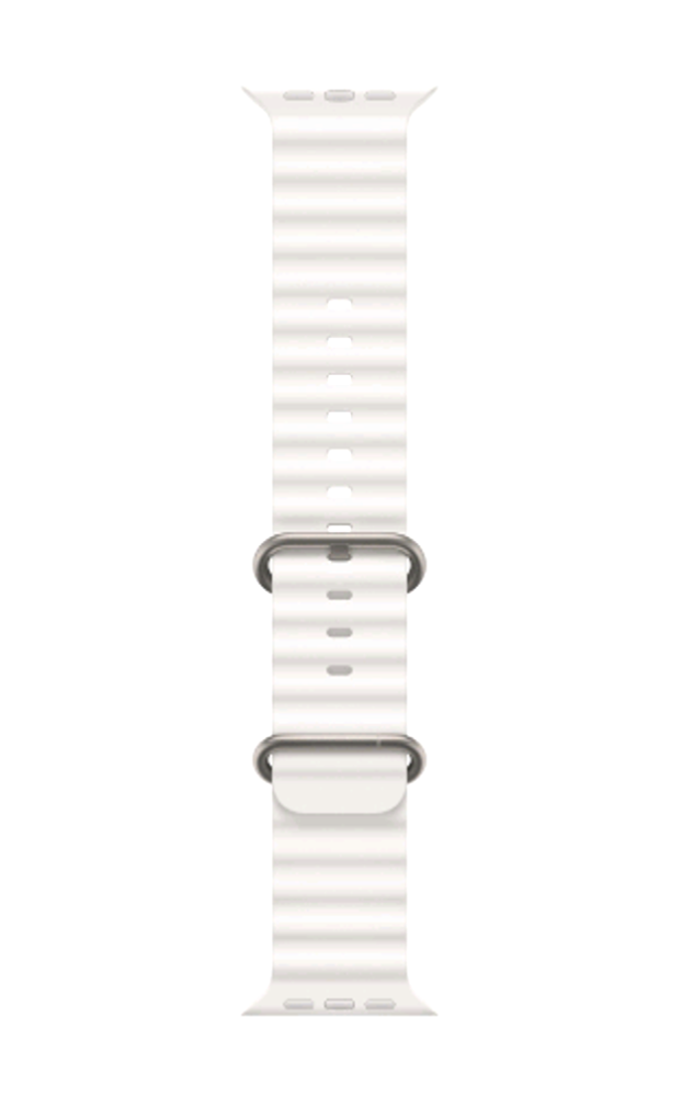 Ocean Band for Apple Watch 42/44/45/49 mm White