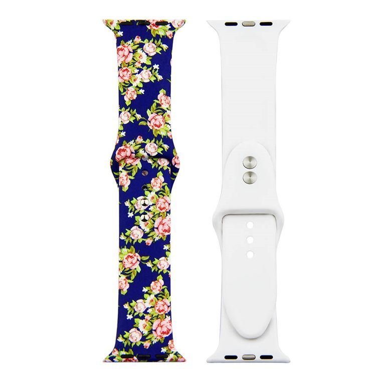 Painted Silicone Watch Band for Apple Watch 42/44mm S/M 16