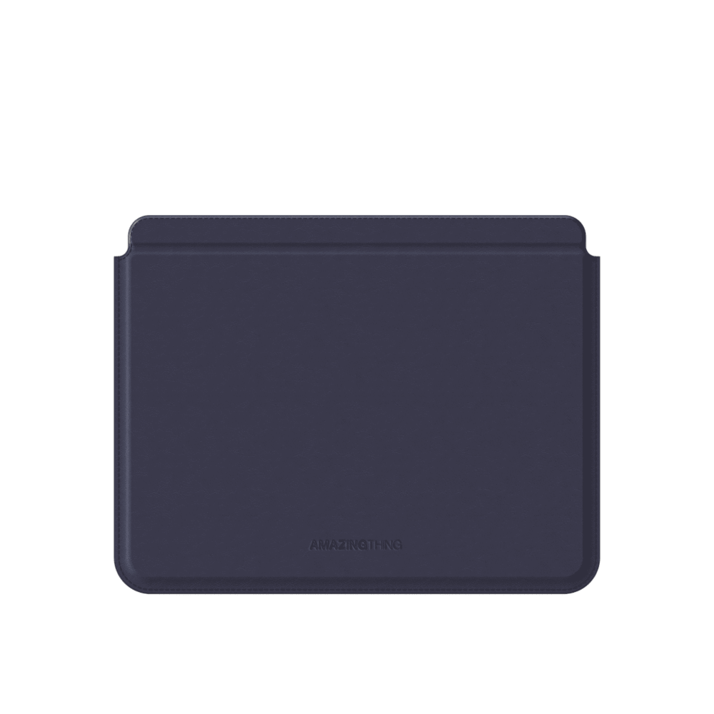 AmazingThing Matte Pro Mag Sleeve with Stand for Macbook 14’’ Navy Blue