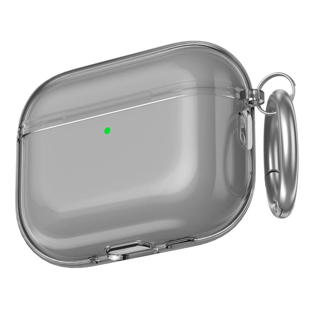 AhaStyle Transparent TPU Case for Airpods Pro 3 Black