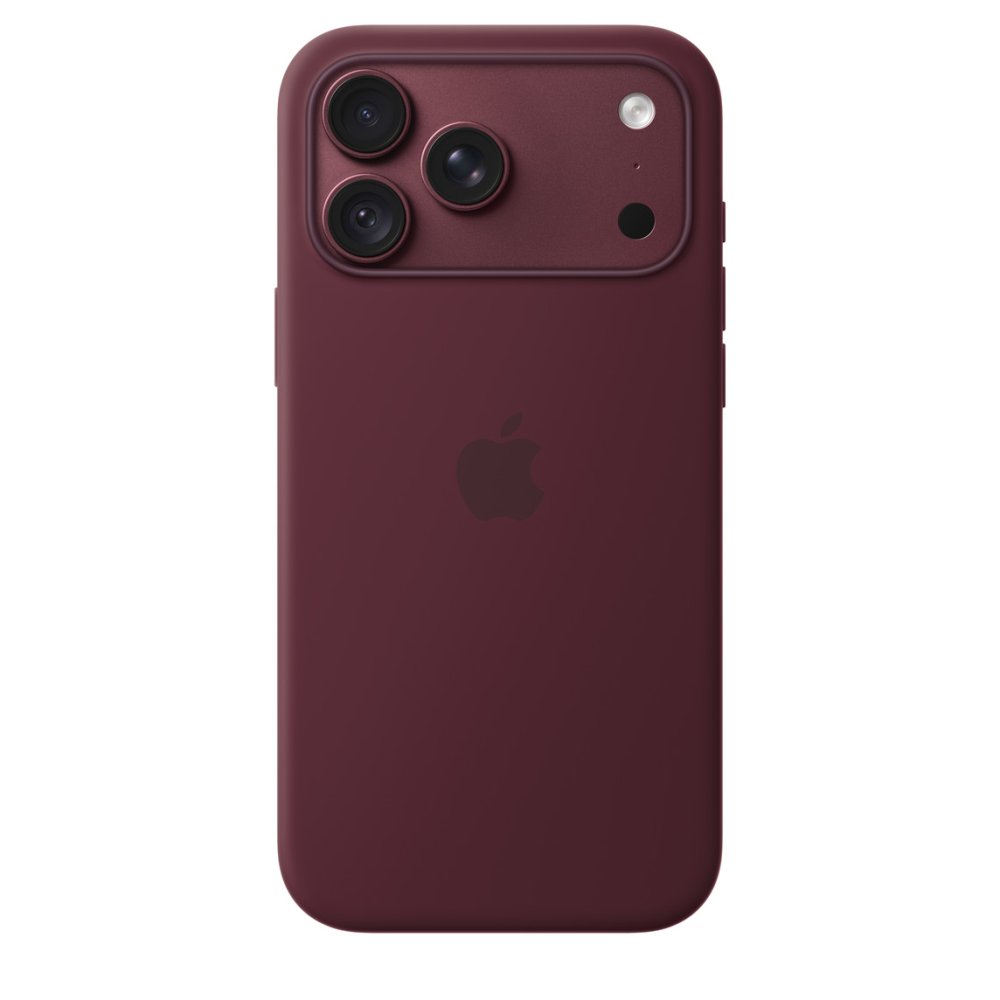 Apple Silicone Case 1:1 for 18 Pro with MagSafe Burgundy