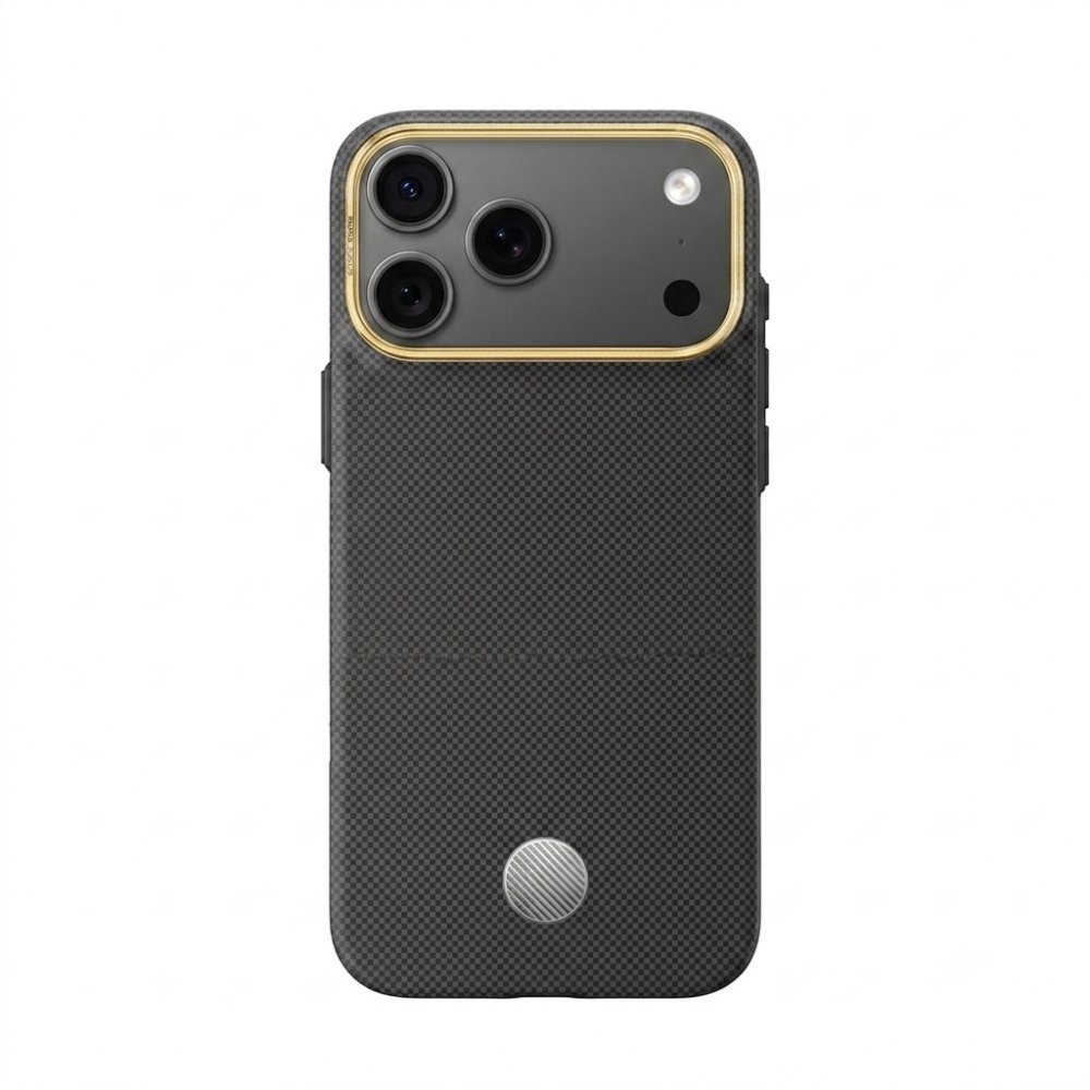 Blueo Slim Shockproof Aramid Case for iPhone 18 Pro/17 Pro with MagSafe Black