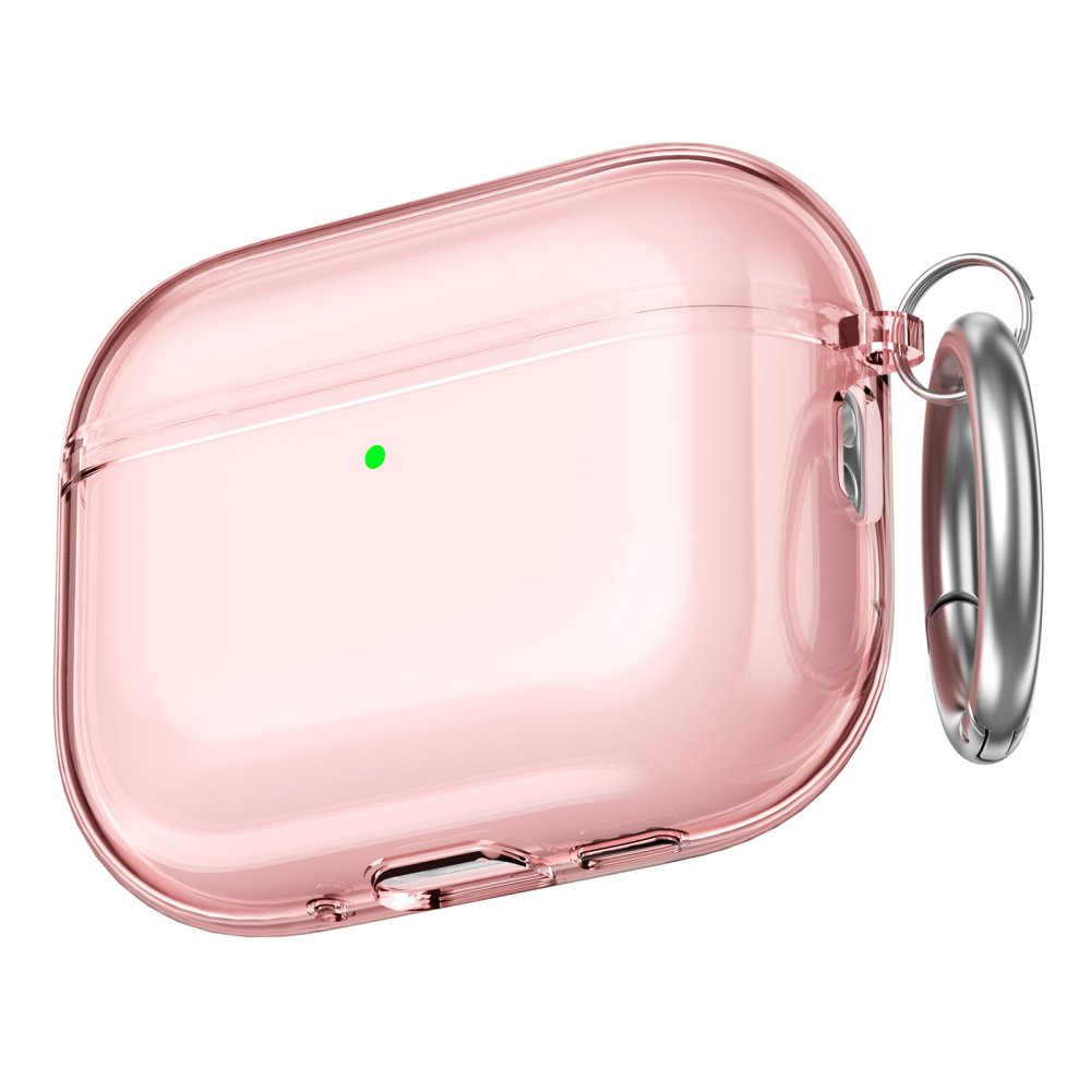 AhaStyle Transparent TPU Case for Airpods Pro 3 Pink