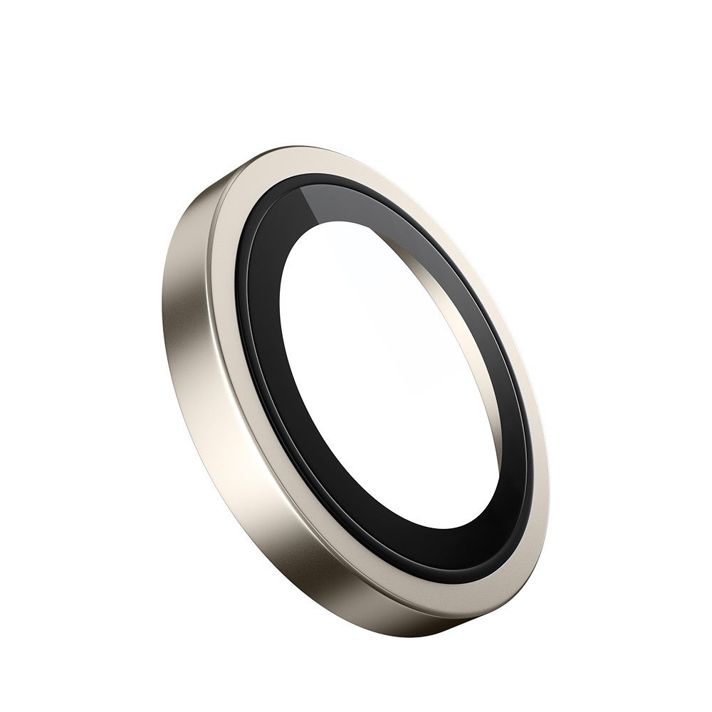 Blueo Original Metal Frame Lens Protector Glass for iPhone 15 Pro/15 Pro Max Grey