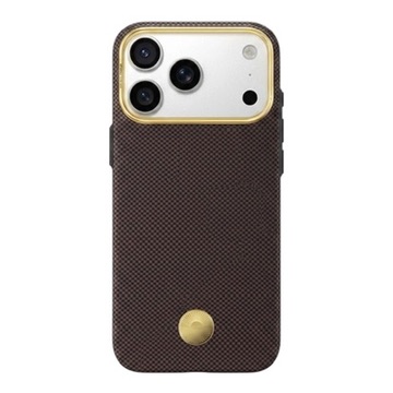 Blueo Slim Shockproof Aramid Case for iPhone 18 Pro/17 Pro with MagSafe Gold