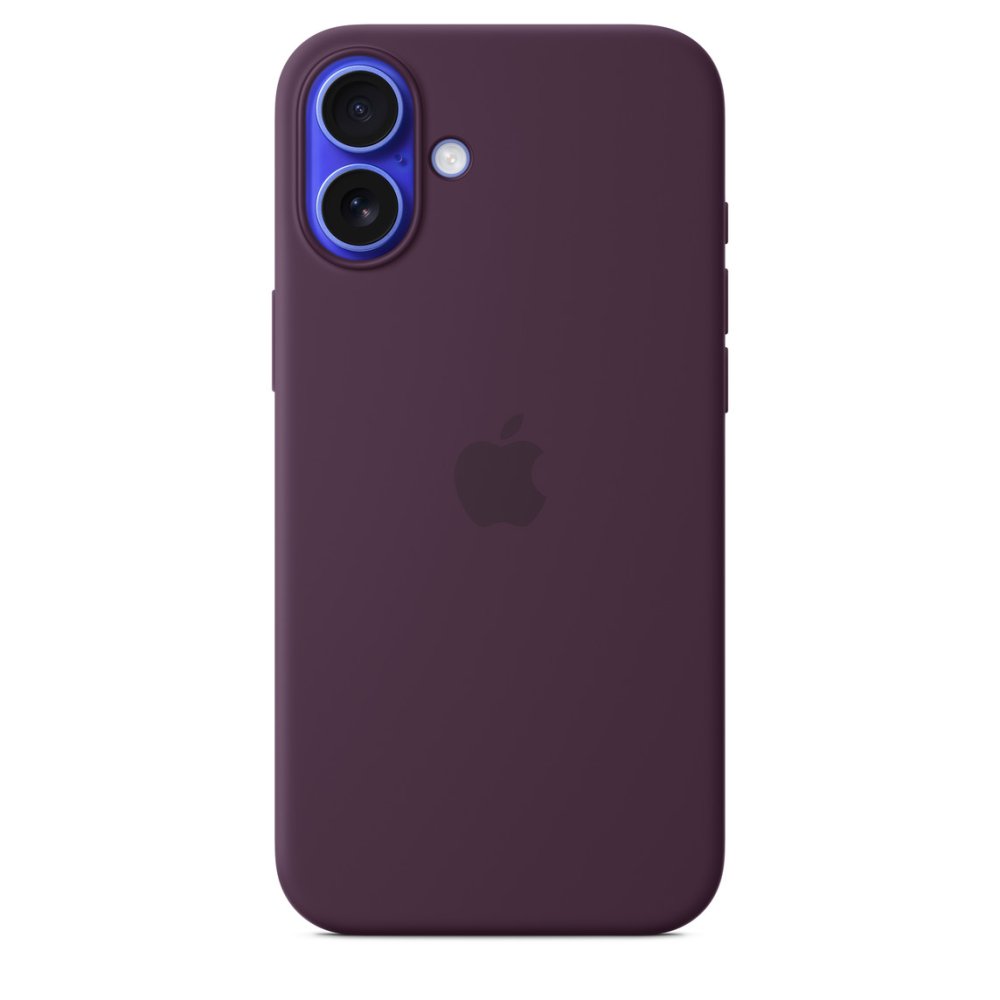 Apple Silicone Case 1:1 for iPhone 16 Plus with MagSafe Plum