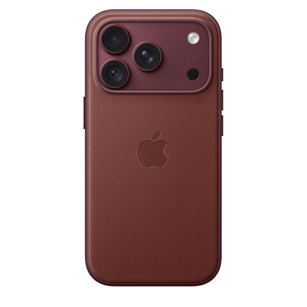 Apple TechWoven Case 1:1 for 18 Pro with MagSafe Burgundy