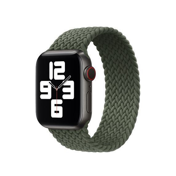 Braided Solo Loop for Apple Watch 42/44mm Inverness Green (L/160mm)