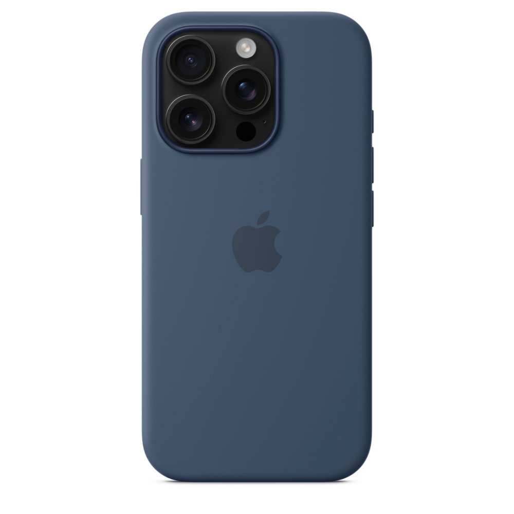 Apple Silicone Case 1:1 for iPhone 16 Pro Denim