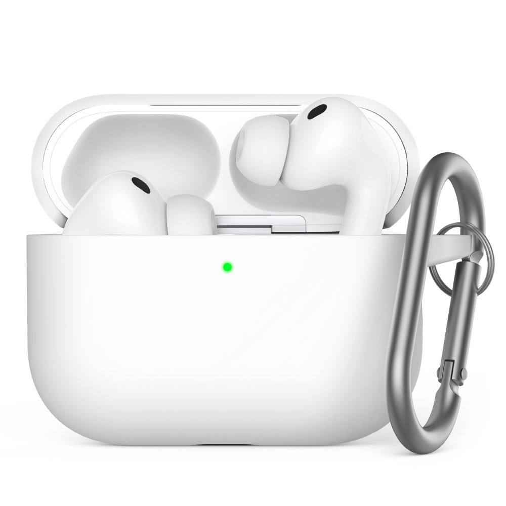 AhaStyle Colorful Silicone Case for Airpods Pro 3 White