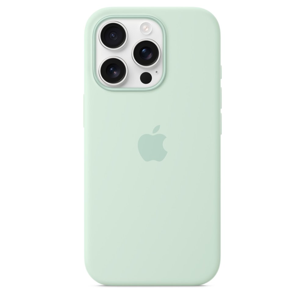 Apple Silicone Case 1:1 for iPhone 16 Pro with MagSafe Aquamarine