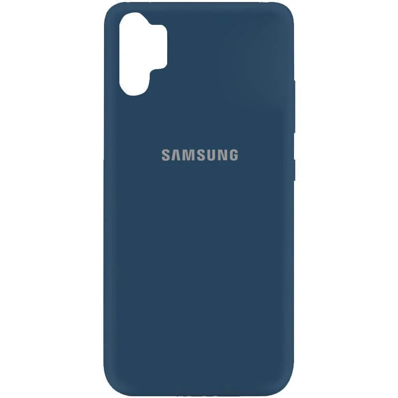 Silicone case for Samsung Note 10 (Full Protection) Blue