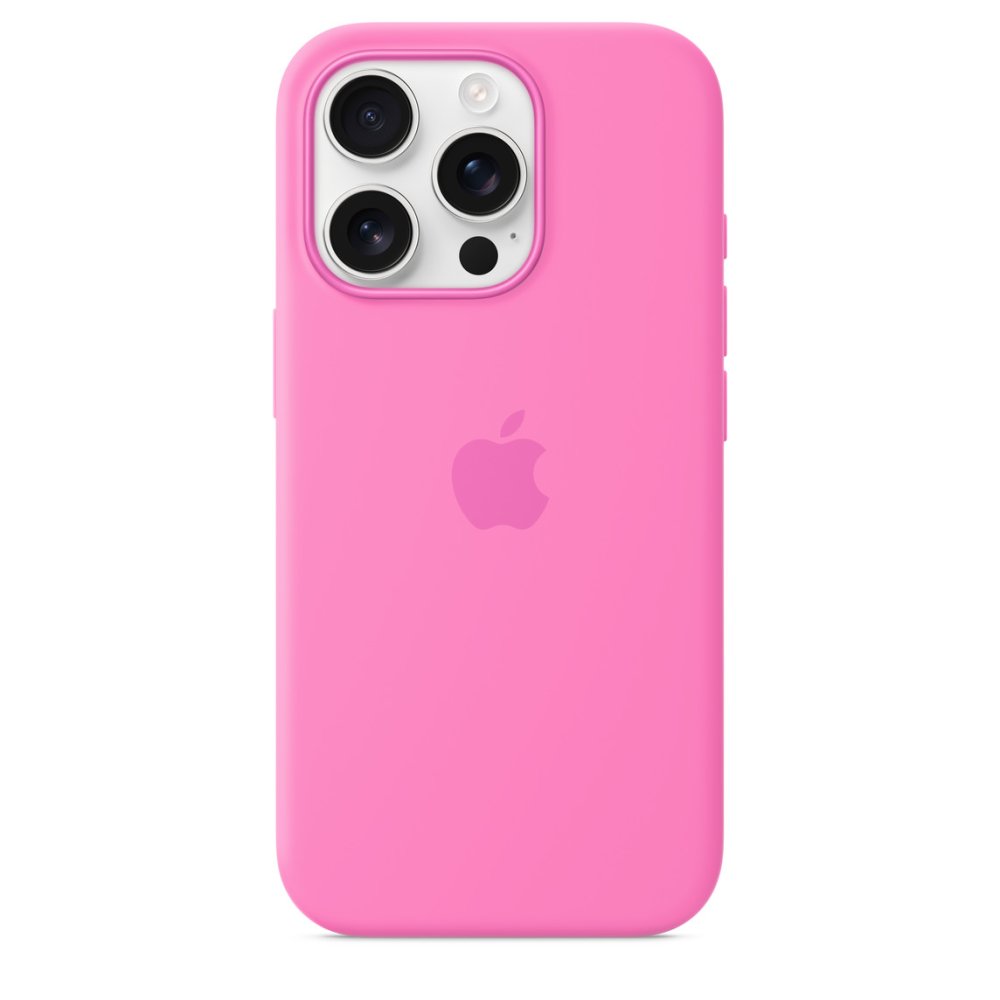 Apple Silicone Case 1:1 for iPhone 16 Pro with MagSafe Peony