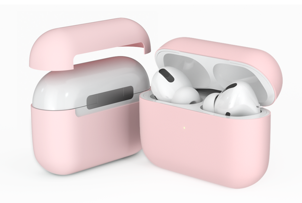 AmazingThiing Ultra Skinny Premium Case for Airpods Pro Pink Sand