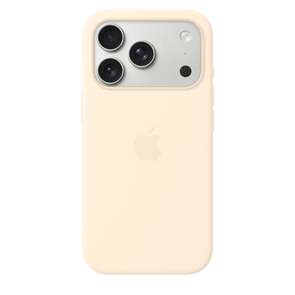 Apple Silicone Case 1:1 for iPhone 17 Pro with MagSafe Vanilla