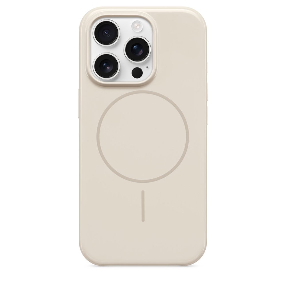 Blueo Brown Anti-Drop Case for iPhone 16 Pro with MagSafe Creamy White