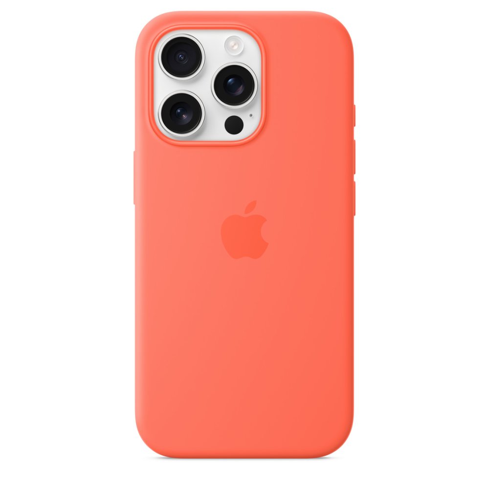 Apple Silicone Case 1:1 for iPhone 16 Pro with MagSafe Tangerine
