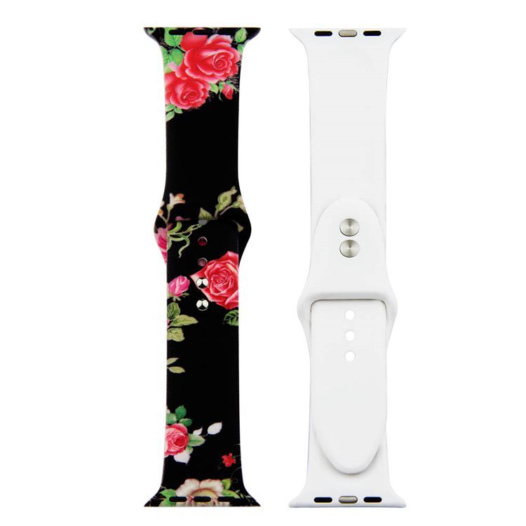 Painted Silicone Watch Band for Apple Watch 38/40mm S/M 9