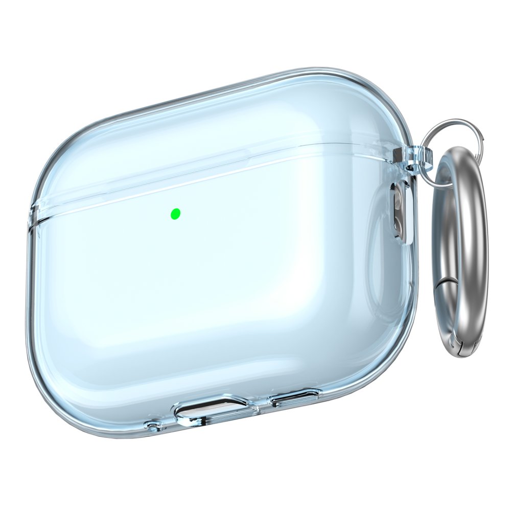 AhaStyle Transparent TPU Case for Airpods Pro 3 Blue