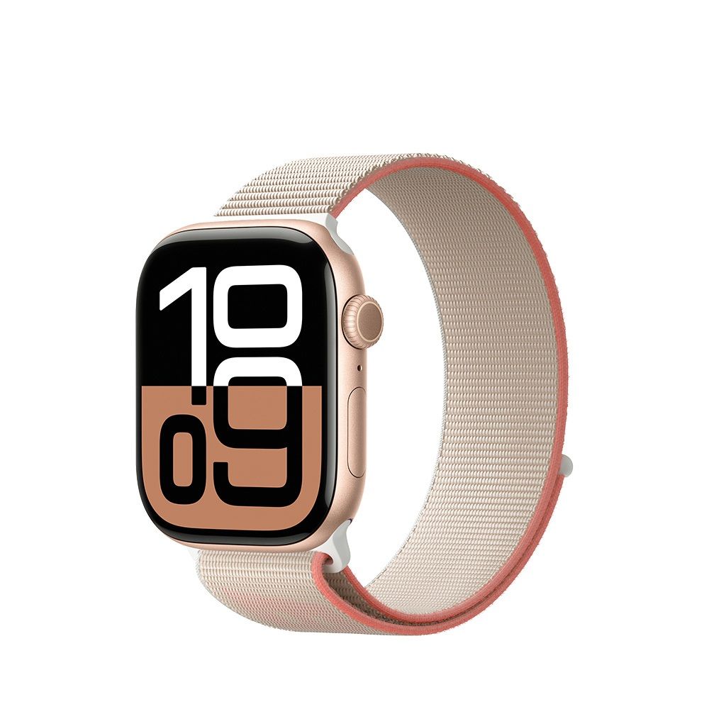 Blueo Woven Nylon Sport Band for Apple Watch 38/40/41/42 mm Sand Pink