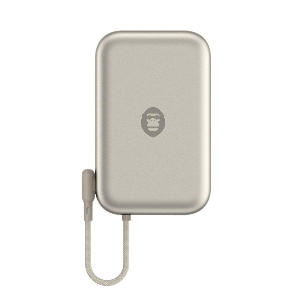 Blueo Space Capsule Wireless Powerbank Natural Titanium