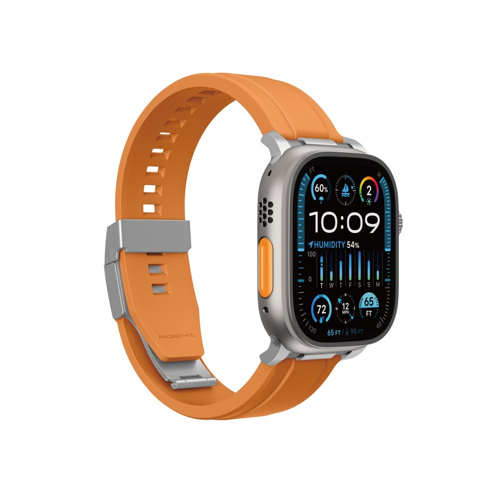 AmazingThing Chrono Band for Apple Watch 42/44/45/46/49 mm Orange