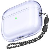AhaStyle Transparent TPU Case for Airpods Pro 2 Purple