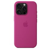 Apple Silicone Case 1:1 for iPhone 16 Pro with MagSafe Fuchsia