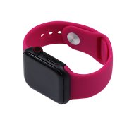 Silicone Watch Band for for Apple Watch 42/44/45/46/49 mm S/M Pomegranate