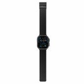 AmazingThing Premium Metal Band for Apple Watch 42/44/45/46/49 mm Black