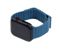 Magnetic Leather Loop For Apple Watch 38/40/41/42 mm Cape Blue